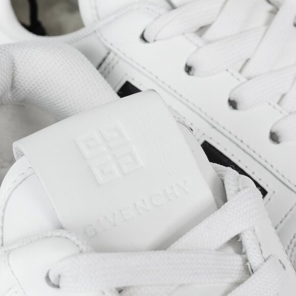 Givenchy White & Black G4 Leather Sneakers - Picture 7 of 13